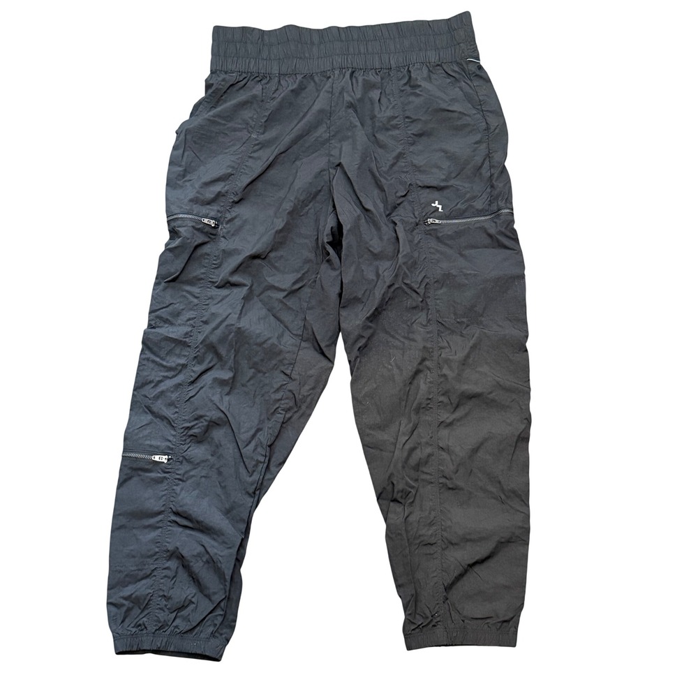 JoyLab Womens Black Onyx High-Rise Cargo Joggers Size Large NWT